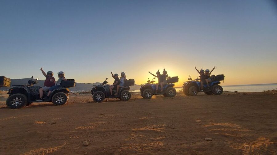 Malia: Off-Road Quad Safari Evening Tour with Dinner - Climbing to the Prophet Elias chapel