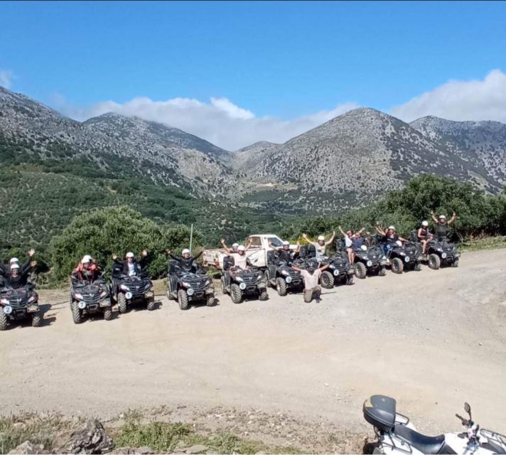 Malia: Off-Road Quad Safari Tour with Lunch and Transfers - Mountain tracks, wild plants, and open views