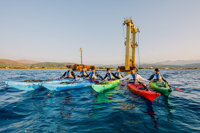 Morning Kayak Tour to Kissamos Bay Shipwreck & Exclusive Beach - Entering a sea cave with wild birds