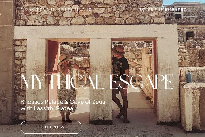 Mythical Escape: Cave of Zeus & Knossos Palace with Lassithi Plateau from Chania - A private road trip from Chania to East Crete