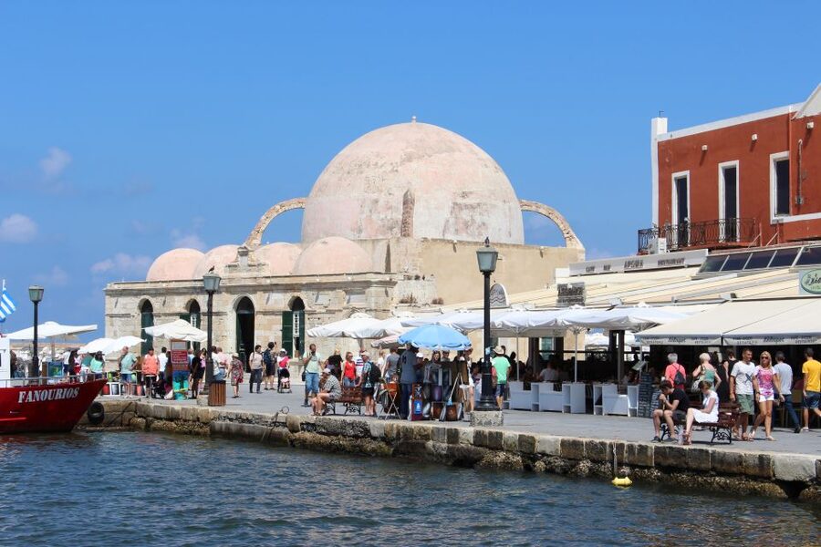 North-East Crete: Chania Full-Day Tour with Snack and Pickup - Walking through Chania’s narrow old streets