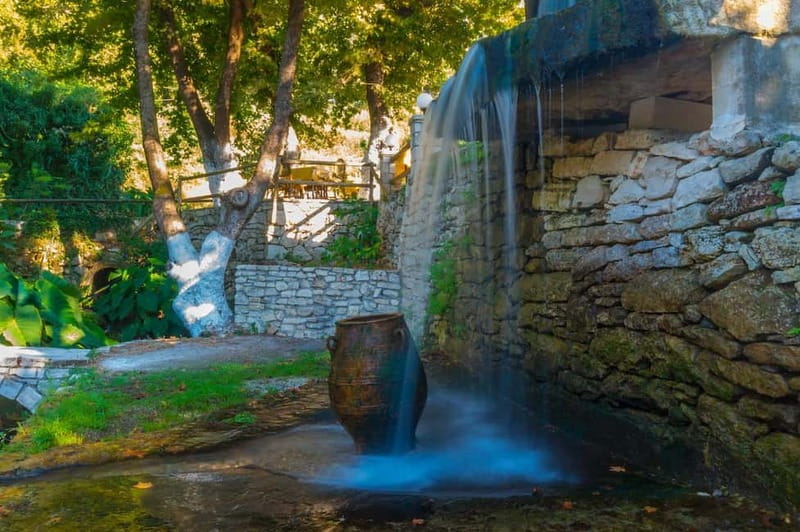 Off-Road: Waterfall, Lake Kournas, Gorges, Preveli Palms - Argyroupoli Springs bring cool water and shade
