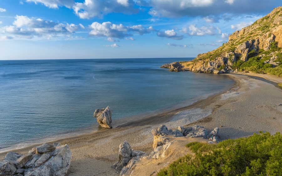 Off-Road: Waterfall, Lake Kournas, Gorges, Preveli Palms - Preveli Beach and the palm forest