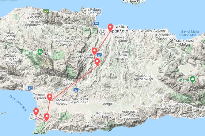 Orthodox Crete: In the Footsteps of the Apostle Paul from 55 AD - Matala, caves, beach, and a slower finish