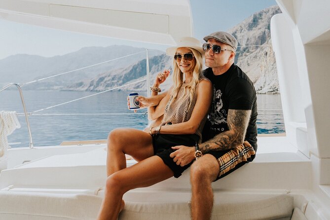 Panormo: Luxury Catamaran Cruise with Lunch & Open Bar - Gourmet snacks before a fresh Mediterranean lunch
