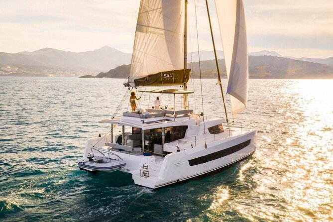 Panormo: Luxury Sunset Catamaran Cruise Sushi & Open Bar - Swimming, SUPs, snorkeling, and the pink flamingo