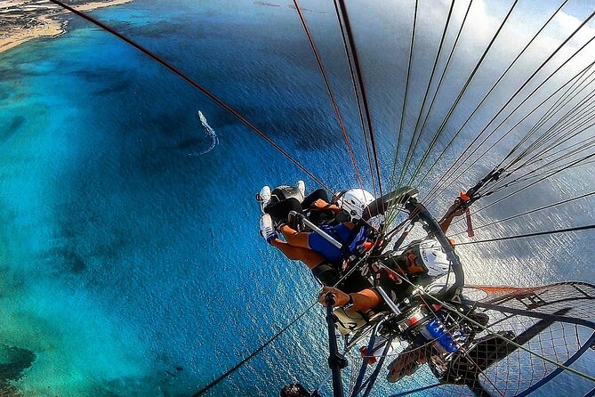 Paragliding Tours in Crete - Balos Lagoon from a higher viewpoint
