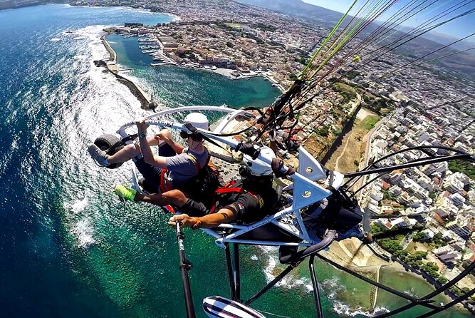 Paragliding Tours in Crete - Chania Prefecture, mountains, and open sea