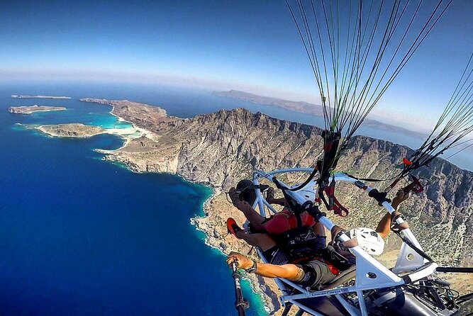 Paragliding Tours in Crete - The coastal views around Falassarna Beach