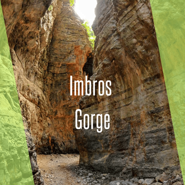 Platanias : Imbros Gorge Superb Hiking Tour - Walking through the four main sections of Imbros Gorge