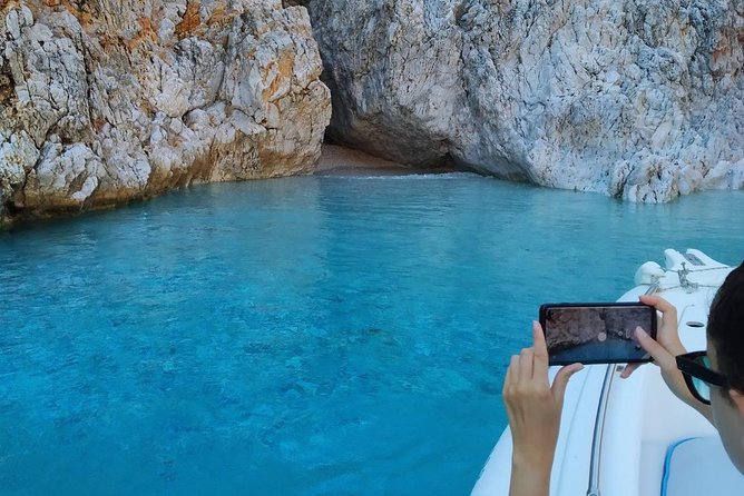 Private Boat Trip Chania Seitan (price per group-up to 9 people) - The Longer Six-Hour Route to Marathi