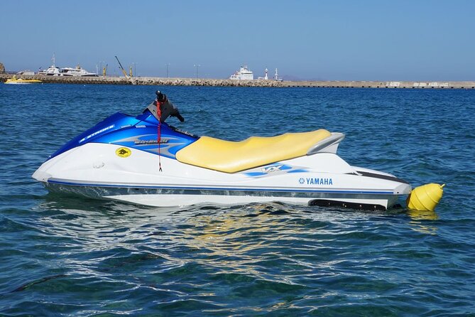 Private Jet Ski Activity on the Beach at Rethymno - The shaded waiting area adds practical comfort