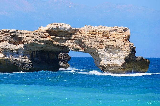 Private RIB Boat Tour to the Secret Beach from Rethymno - The secluded beach and Kamarola arch