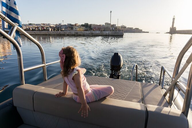 Private Sunset boat trip in Chania, Crete (price is per group) - A private boat with a notably warm crew