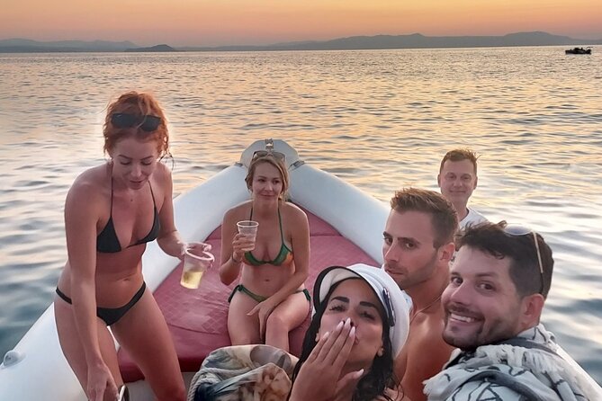 Private Sunset boat trip in Chania, Crete (price is per group) - Waiting for sunset on the open water