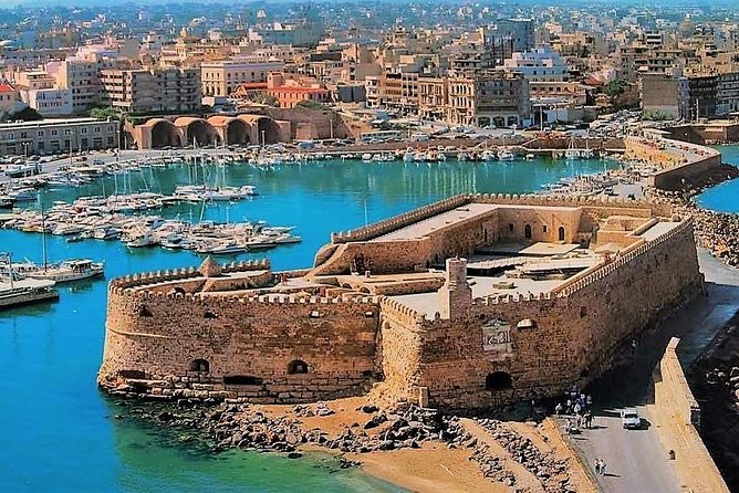 Private Tour Knossos & Heraklion City - St. Minas Cathedral and the smaller church beside it