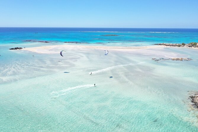 Private Van Tour to Elafonissi with SUP Board from Chania - Elafonissi Beach, famous for pink sand and shallow water