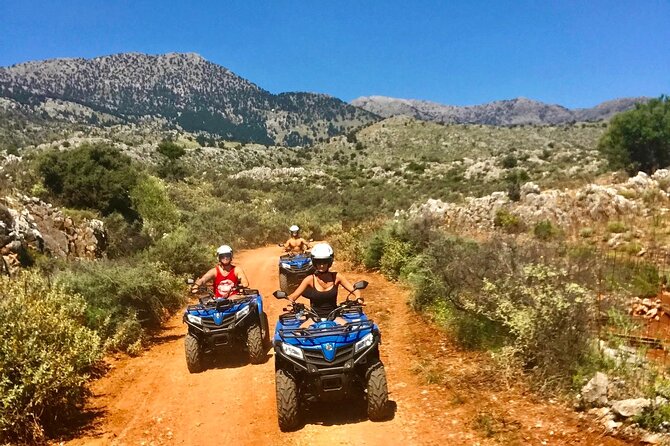 Quad Safari from Platanias of Chania - Afrata: mountain views and a rougher stretch