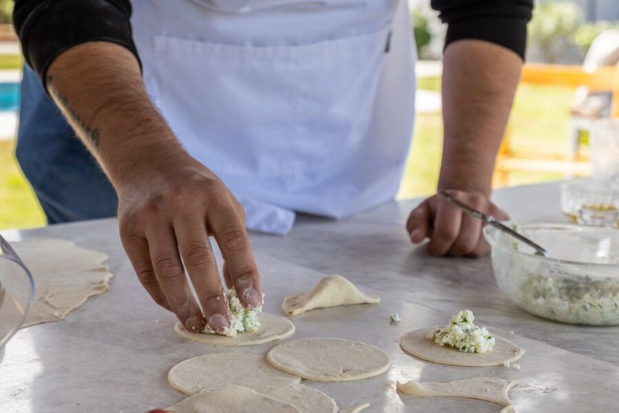 Rethymno: Authentic Cooking Class with a Local - Making ntakos, tzatziki, and stuffed vegetables