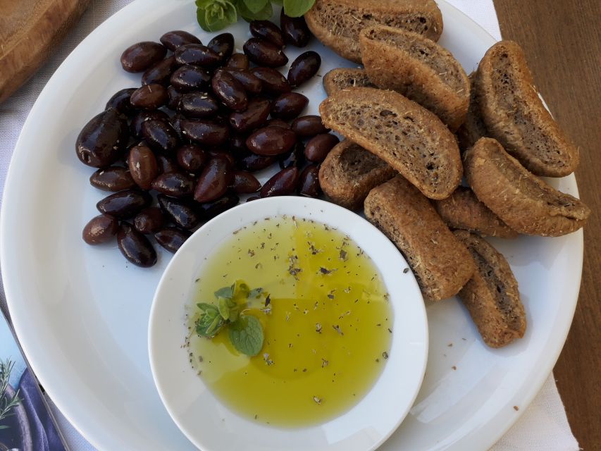 Rethymno: Olive Oil Tasting with Cretan Food Pairing - Walking through Cretan olive culture
