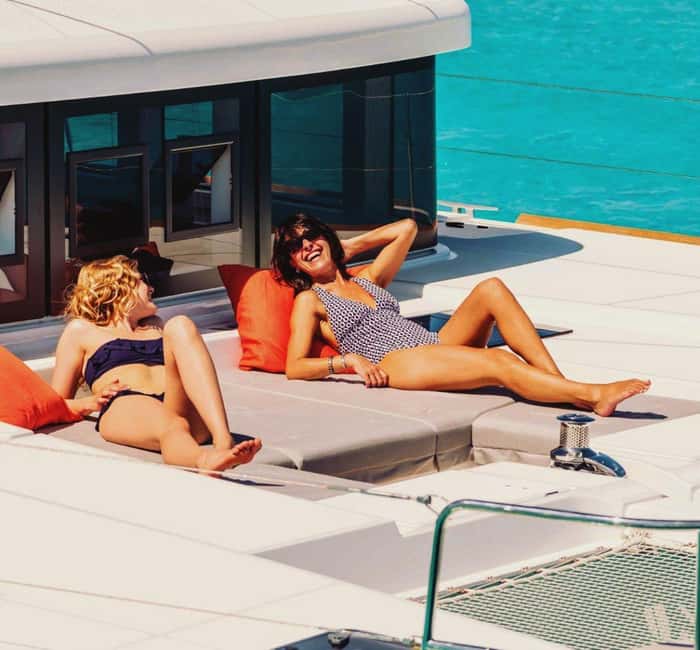 Rethymno: Sailing Catamaran Cruise with Meal & Drinks - The first 105 minutes: sailing along Crete’s north coast