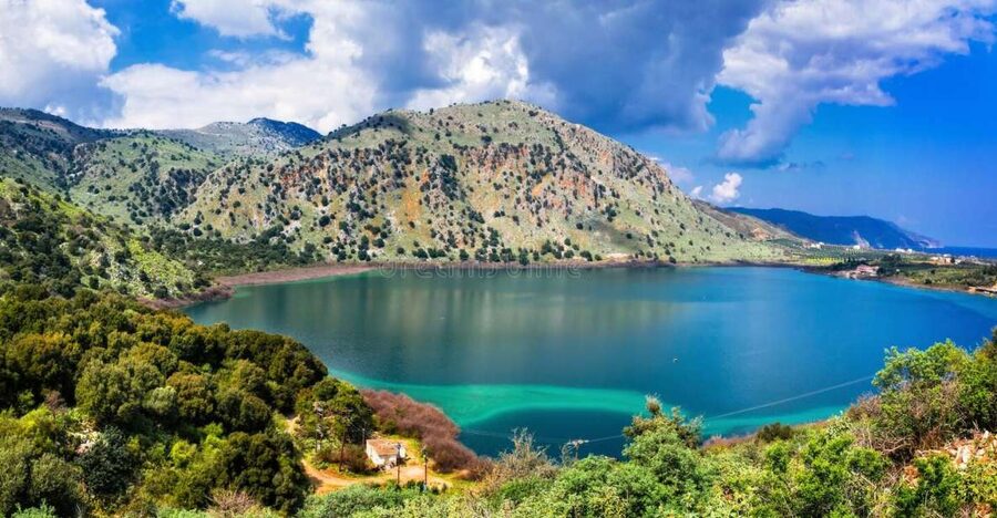 Rethymnon: Kournas Lake, Argyroupolis, and Olive Oil Tour - Argyroupolis springs bring water to the hills