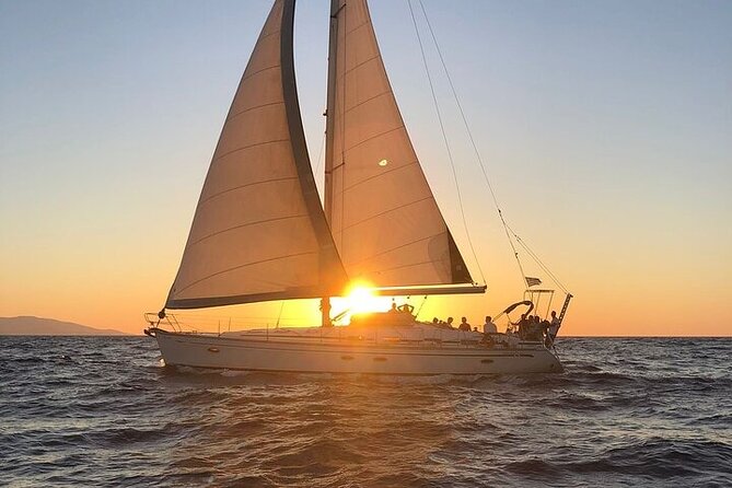 Romantic Luxury Sunset sailing - A quiet bay, wine, and Cretan finger food