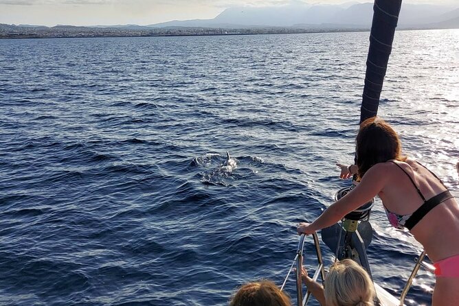 Sailing day to Dia island - Time in the clear waters around Dia