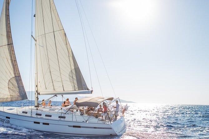 Sailing Trip to Dia with Snorkeling, Dining & Sunset Option - The sunset return to Heraklion