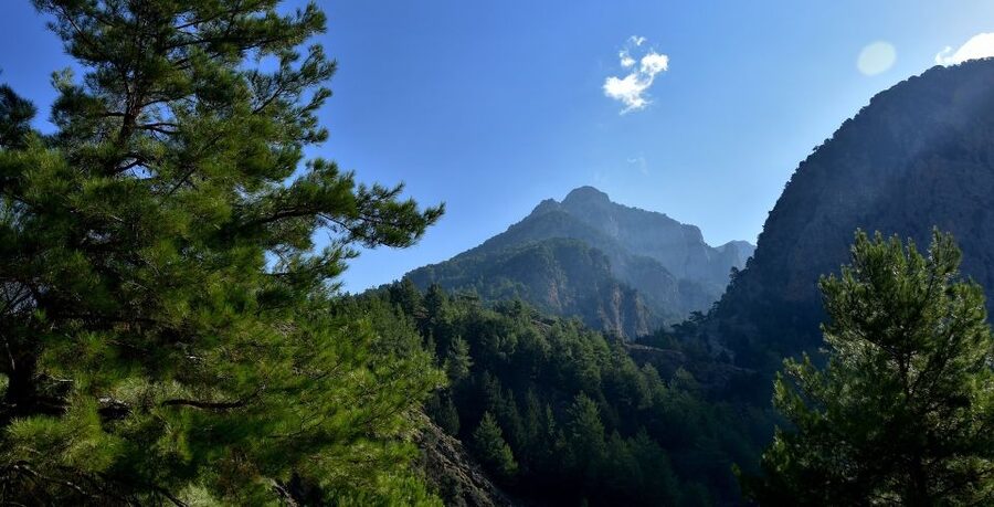 Samariá Gorge Hike: Day Excursion from Chania - Limestone walls and the narrowest section