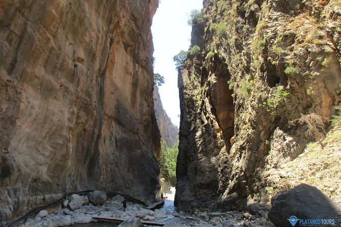 Samaria Gorge Trek: Full-Day Excursion from Chania with Guide - Walking beside springs, trees, and the river