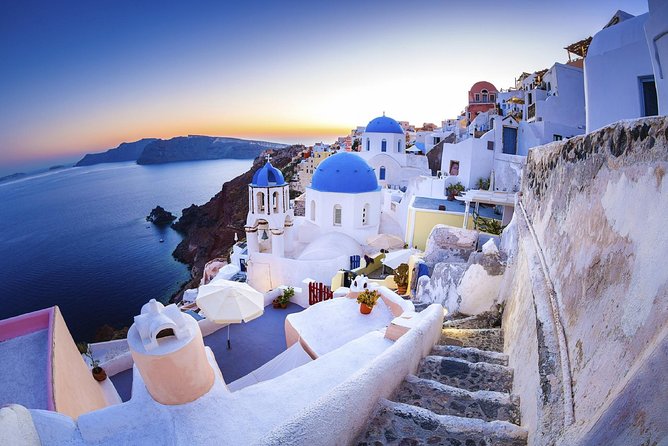 Santorini Island: Guided Tour from Heraklion Crete - Arrival at Athinios and the island bus