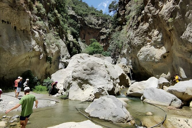 Sarakina Gorge hiking & swim Adventure - Jeep Safari South Crete - Kroustas Pine Forest: where the safari earns its name