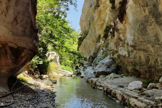 Sarakina Gorge hiking & swim Adventure - Jeep Safari South Crete - Males village: coffee and a slower pause