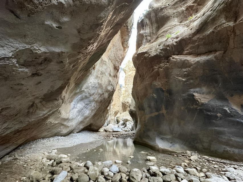 Sarakina Gorge - Southern Crete hiking & swim Adventure - Myrtos combines lunch and a sea swim