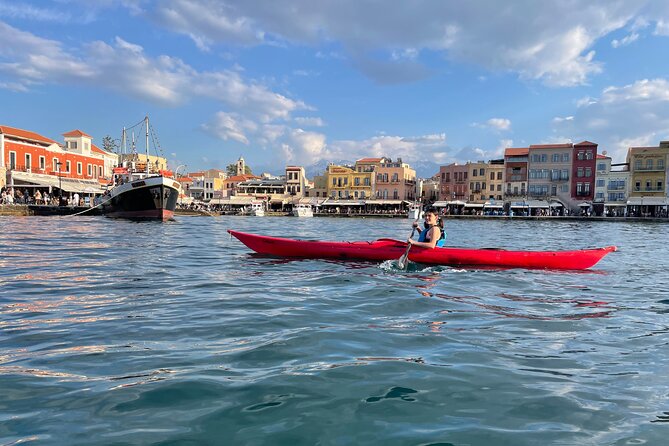Sea Kayak Tour of Chania’s Old Venetian Port - Seeing Chania Old Town from the harbor