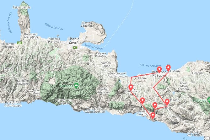 Secrets of West Crete & Rethymno Town Private Tour from Chania - Rethymno Old Town closes the day