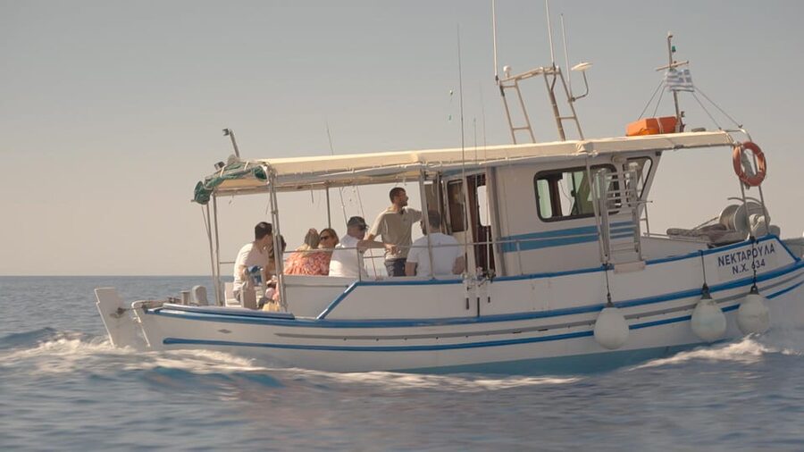 Sfakia fishing trip daytime - How this compares with a normal beach day