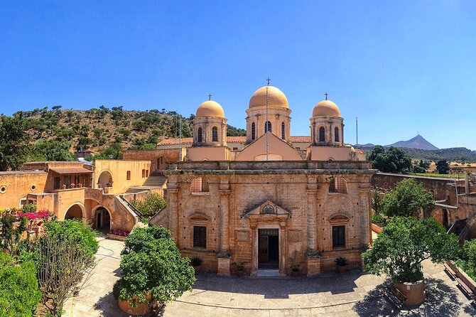 Shore Explore Chania: City Charm, Beach, Monastery & Winetasting - Guides, vehicle comfort, and private pacing