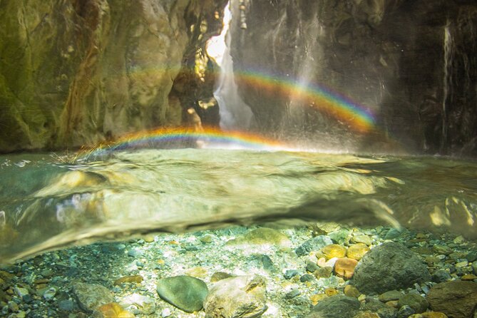 Snorkeling Trip to Kourtaliotiko Gorge Waterfalls, Plakias, Crete - Reaching the cave waterfall