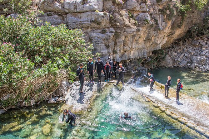 Snorkeling Trip to Kourtaliotiko Gorge Waterfalls, Plakias, Crete - The climb back to Plakias