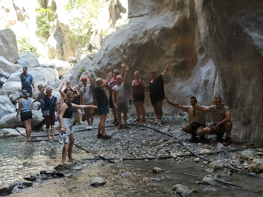 South Crete: Sarakinas Gorge Hike, Swim & Jeep Safari - Voulisma Beach is the perfect final change of pace