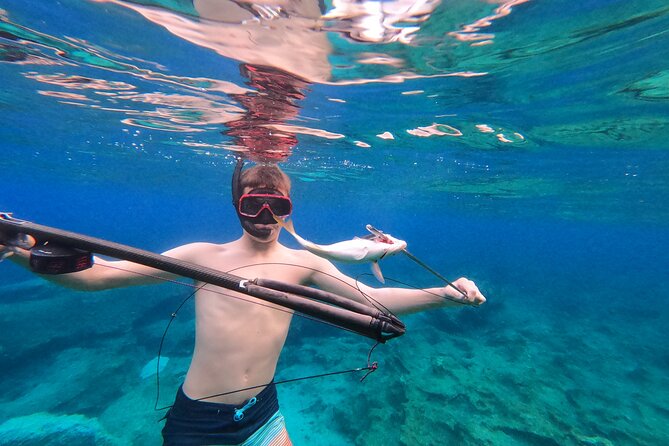 Spearfishing in Chania, Crete (price is per group) - Finding the right spot along the coast