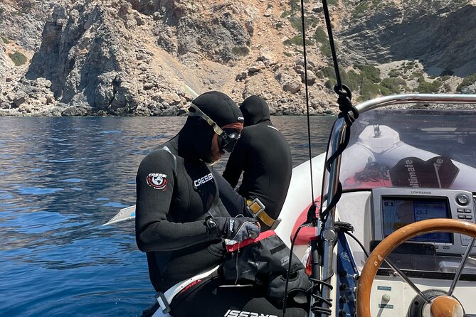 Spearfishing in Chania, Crete (price is per group) - Learning from Captain Panos