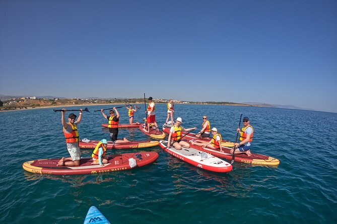 Stand-up Paddleboard Lazareta Experience Chania Crete (tour) - Swimming, snorkeling, and fish in clear water