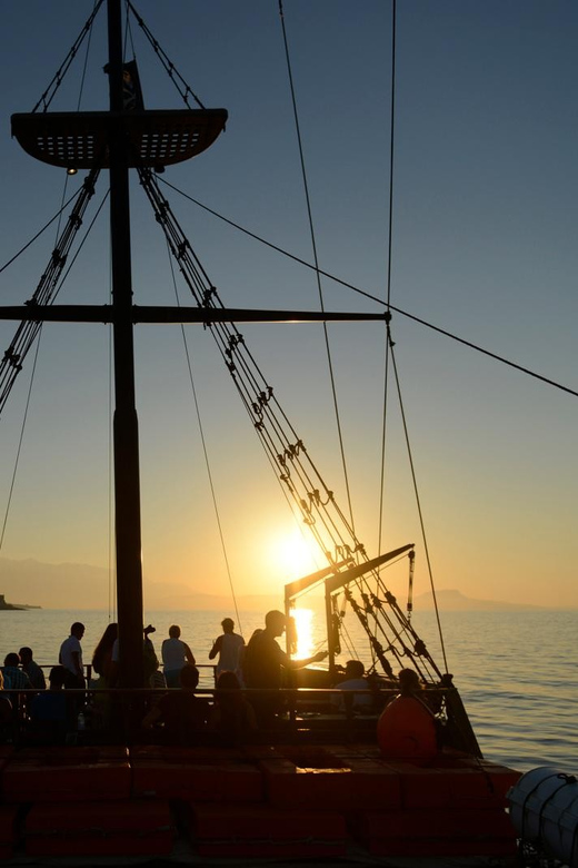 Sunset cruise at St. George Bay from Hersonissos port - Wine, BBQ, and a meal that makes the price easier to judge