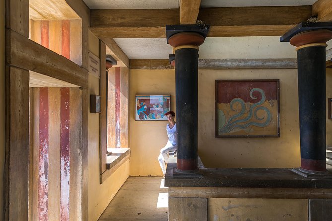 Travel Crete - Visit Knossos palace (Semi Private - Shared Tour) - Walking through the Palace of Minos