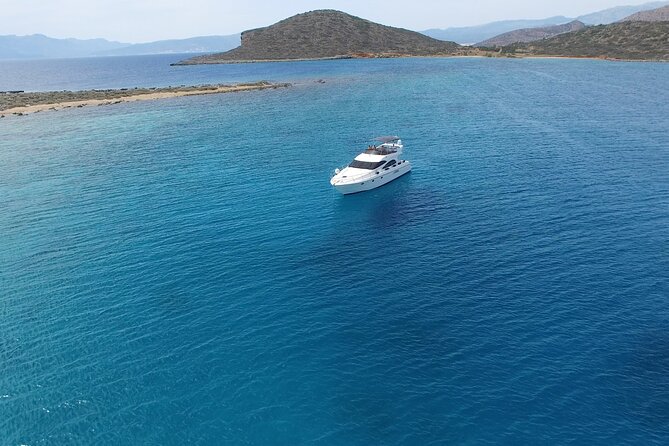 Vip Motor Yacht Charter-17 meter-10 Guest-Half day or Sunset trip - Mirabello Bay is the main swimming stop