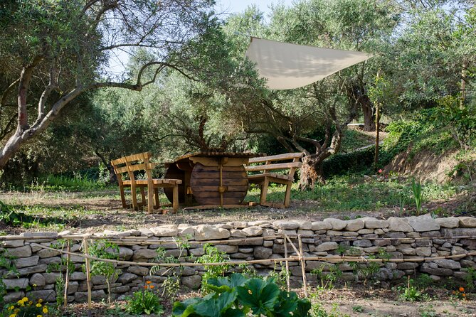 Wine Tasting: Meet the Cretan Vineyard at West Chania - Five glasses, four kinds of local food